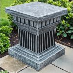 Soclu, stativ, gri antichizat, model S107.