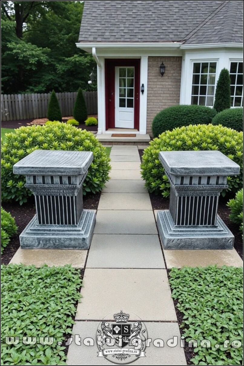 Soclu, stativ, gri antichizat, model S107. (5)