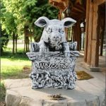 Statuetă purceluș ''bun-venit,'' model S80.