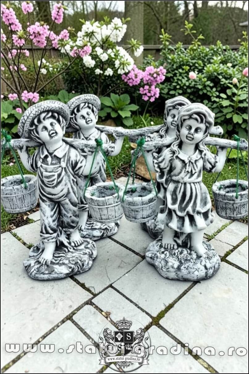 Set copii cu gălețile, gri patinat, model S38-39. (1)