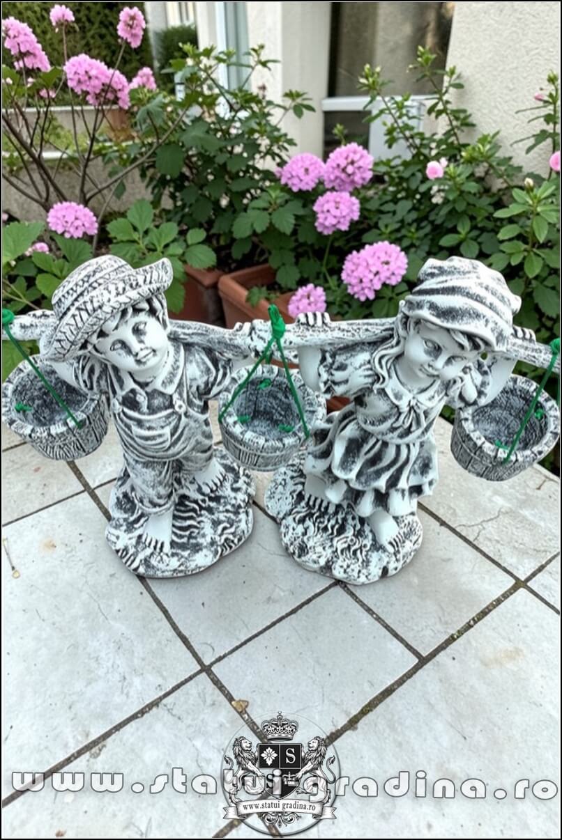 Set copii cu gălețile, gri patinat, model S38-39. (2)