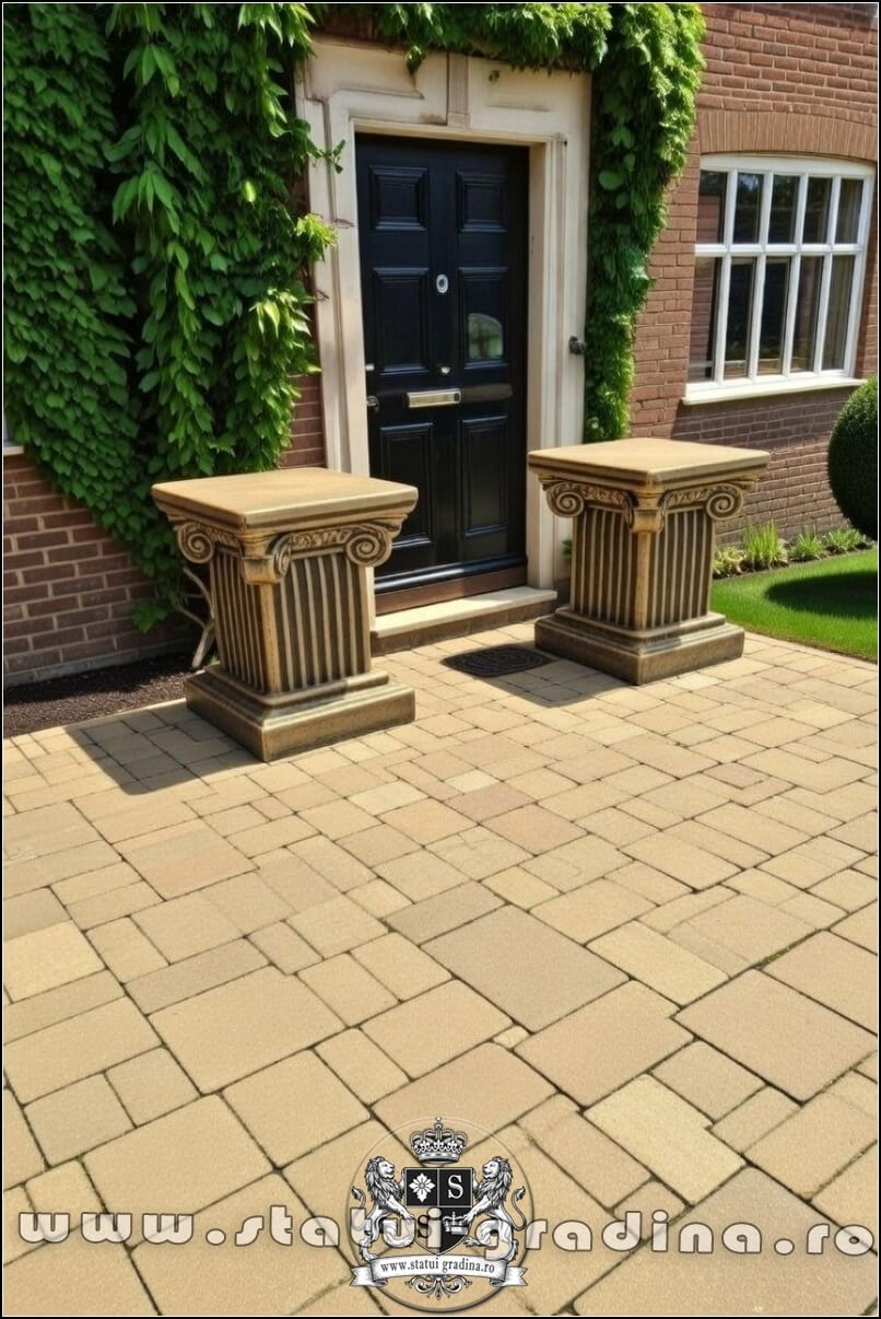 Soclu, stativ, arămiu patinat, model S64. (5)