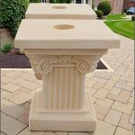 Soclu, stativ, galben antichizat, model S64.