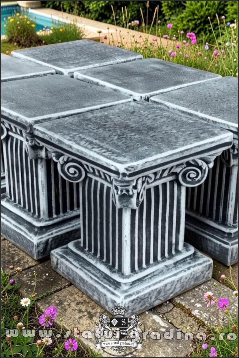 Soclu, stativ, gri patinat, model S64. (1)