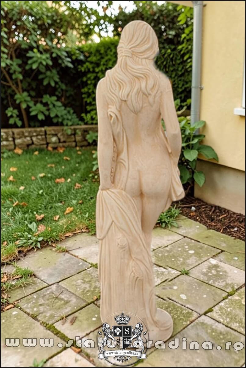 Statuetă domnița erotică, galben patinat, model S30. (4)