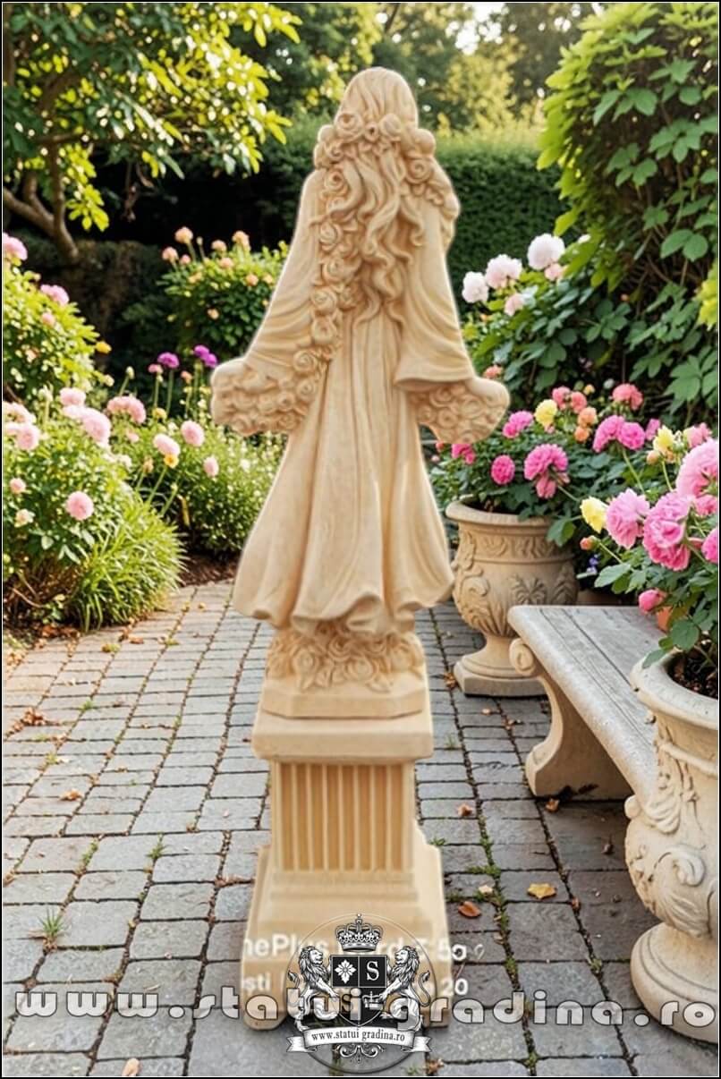 Statuetă zeiţa Flora, galben patinat, model S5. (4)