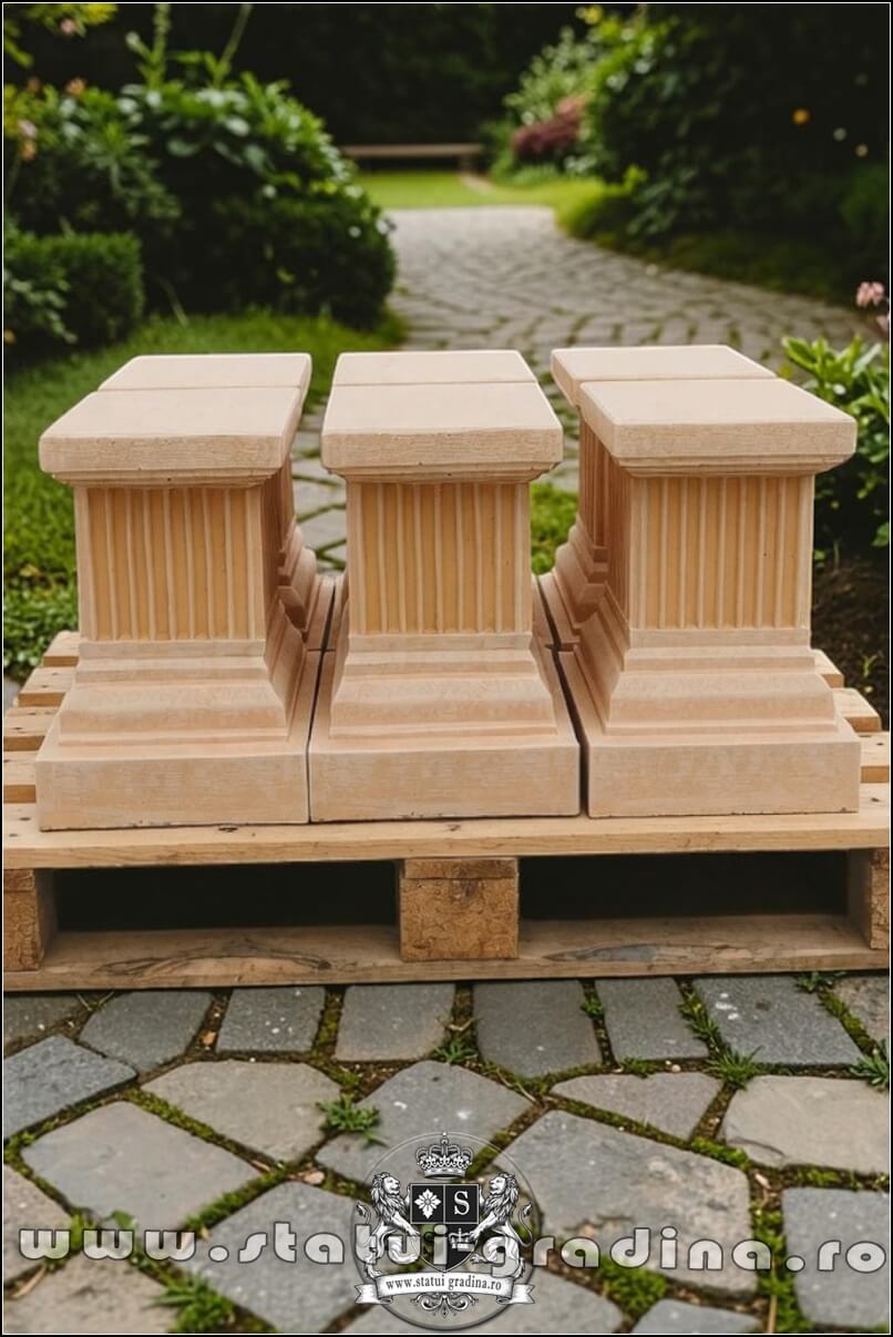 Soclu, stativ, galben antichizat, model S108. (4)