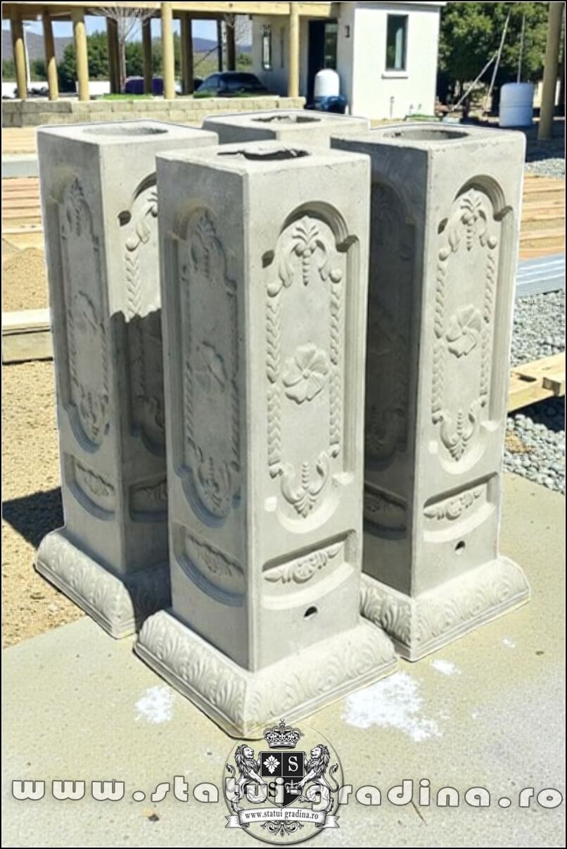 Stâlp susținere garduri, din beton, model S11. (3)