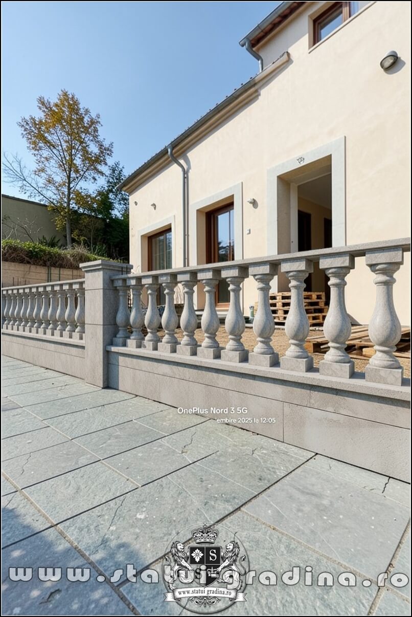 Stâlpișori, baluștri, popici, mosoare, din beton, model B9. (5)
