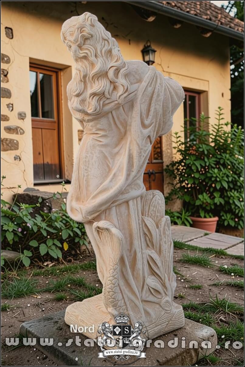 Statuetă domnița cu ulcea, galben patinat, model S16. (4)
