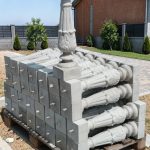 Stâlpișori, baluștri, popici, mosoare, din beton, model B12.
